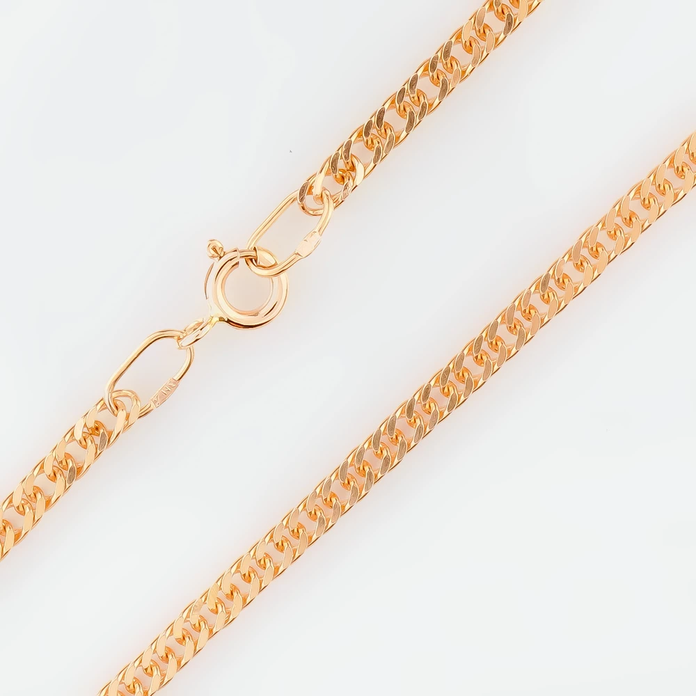 Цепь из красного золота 585 пробы