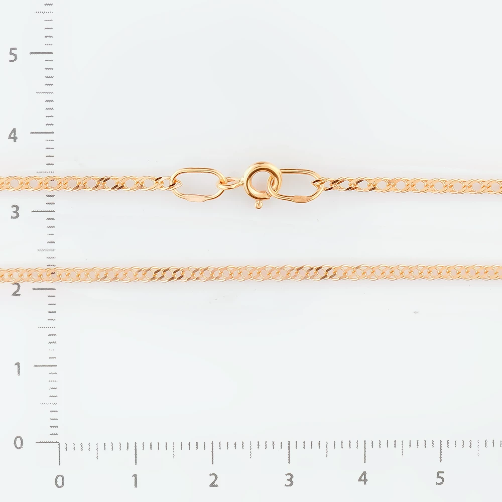 Цепь из красного золота 585 пробы