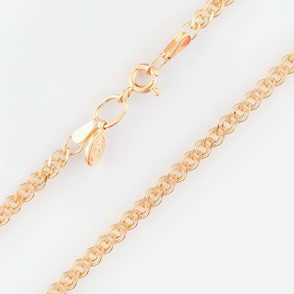 Цепь из красного золота 585 пробы