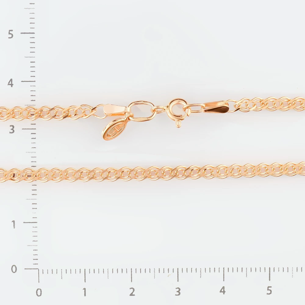 Цепь из красного золота 585 пробы