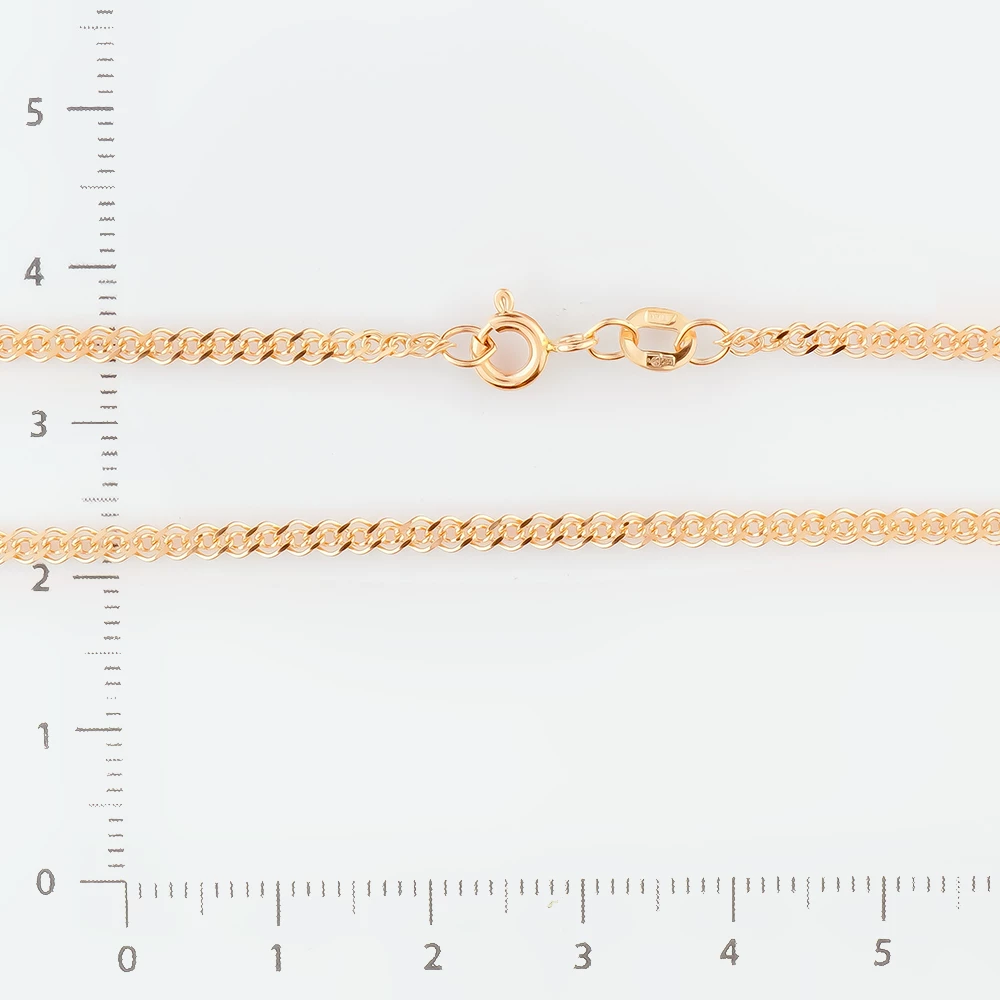 Цепь из красного золота 585 пробы