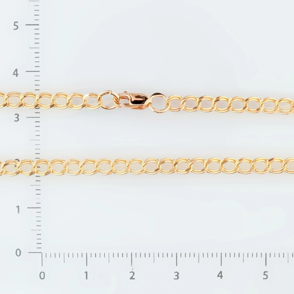 Цепь из красного золота 585 пробы