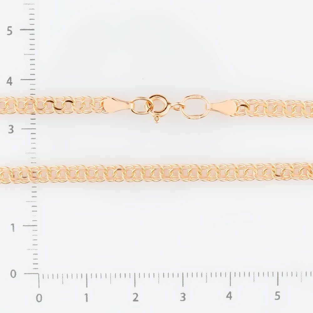 Цепь из красного золота 585 пробы