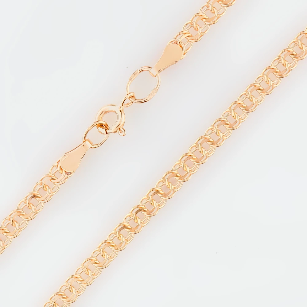 Цепь из красного золота 585 пробы