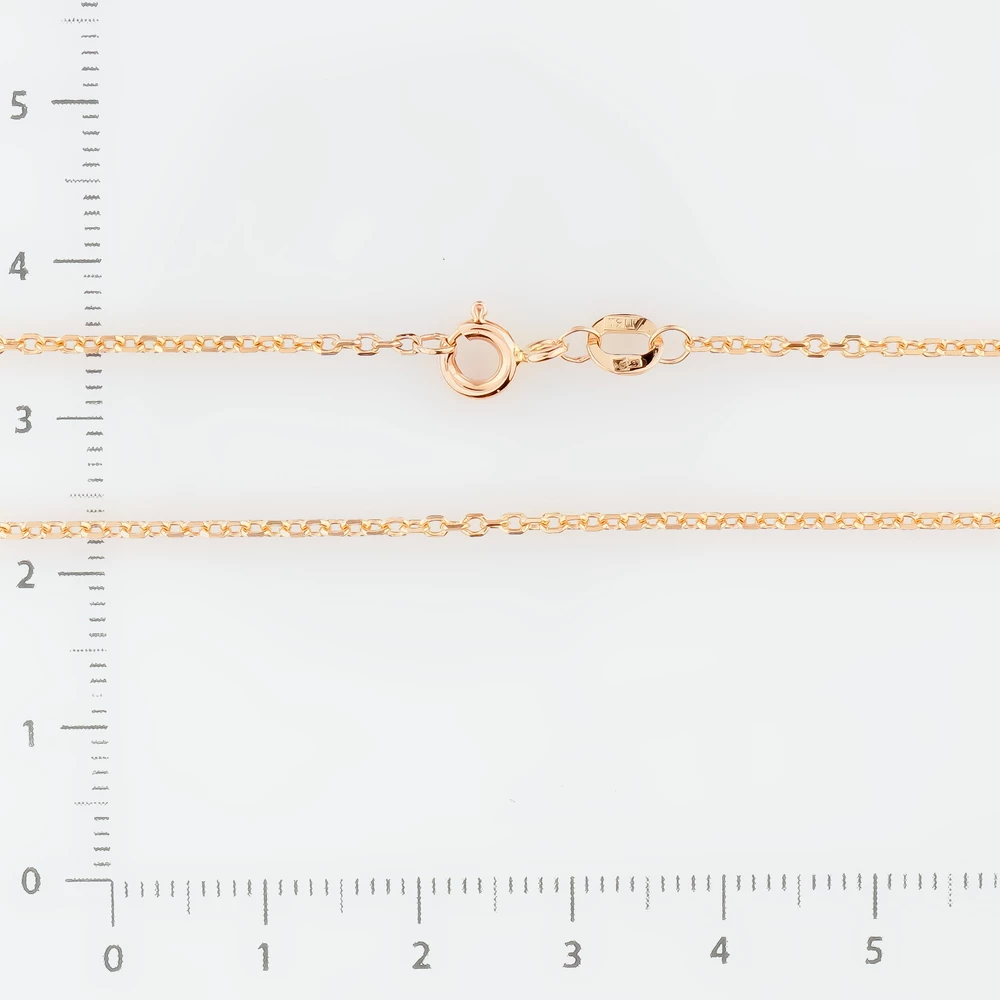 Цепь из красного золота 585 пробы