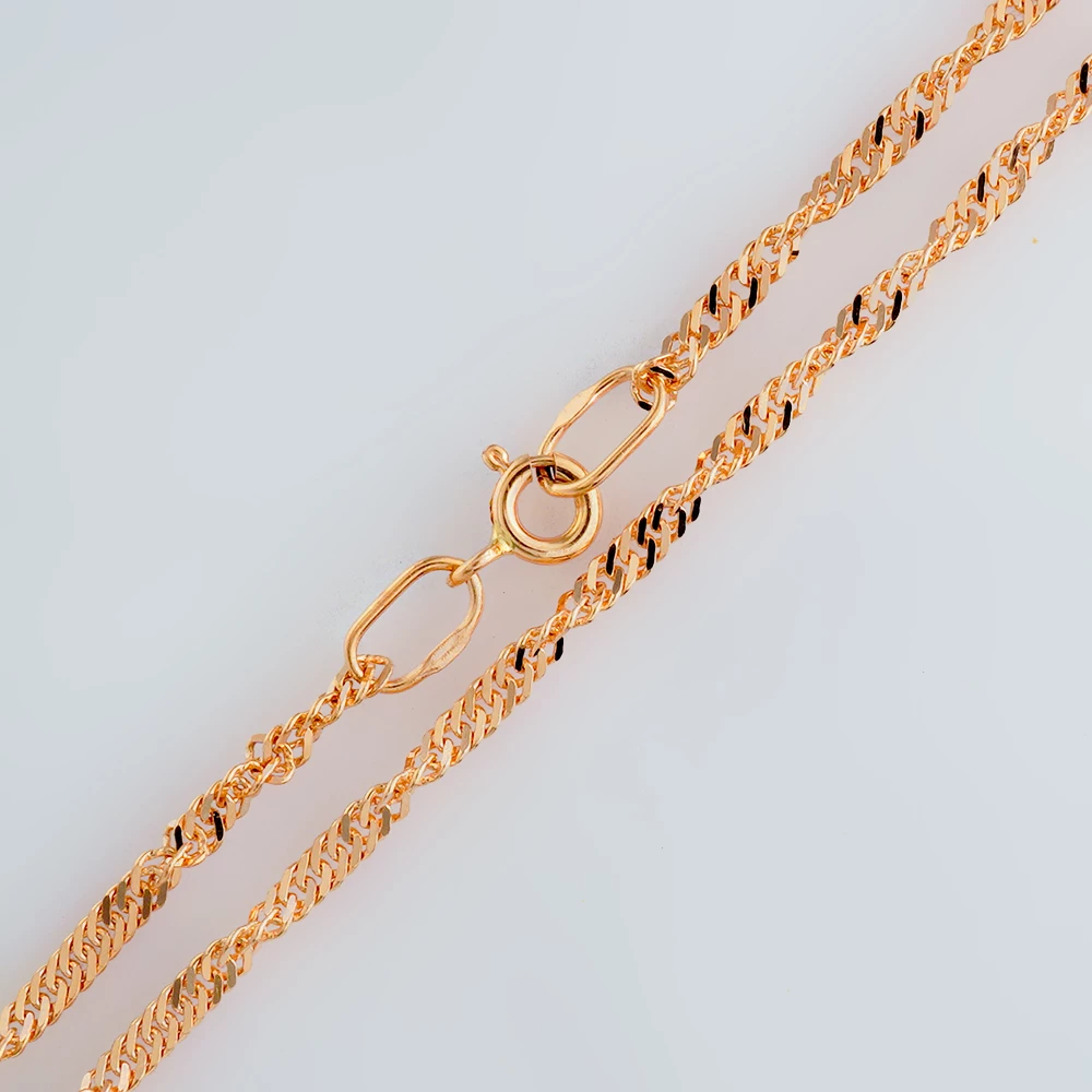 Цепь из красного золота 585 пробы