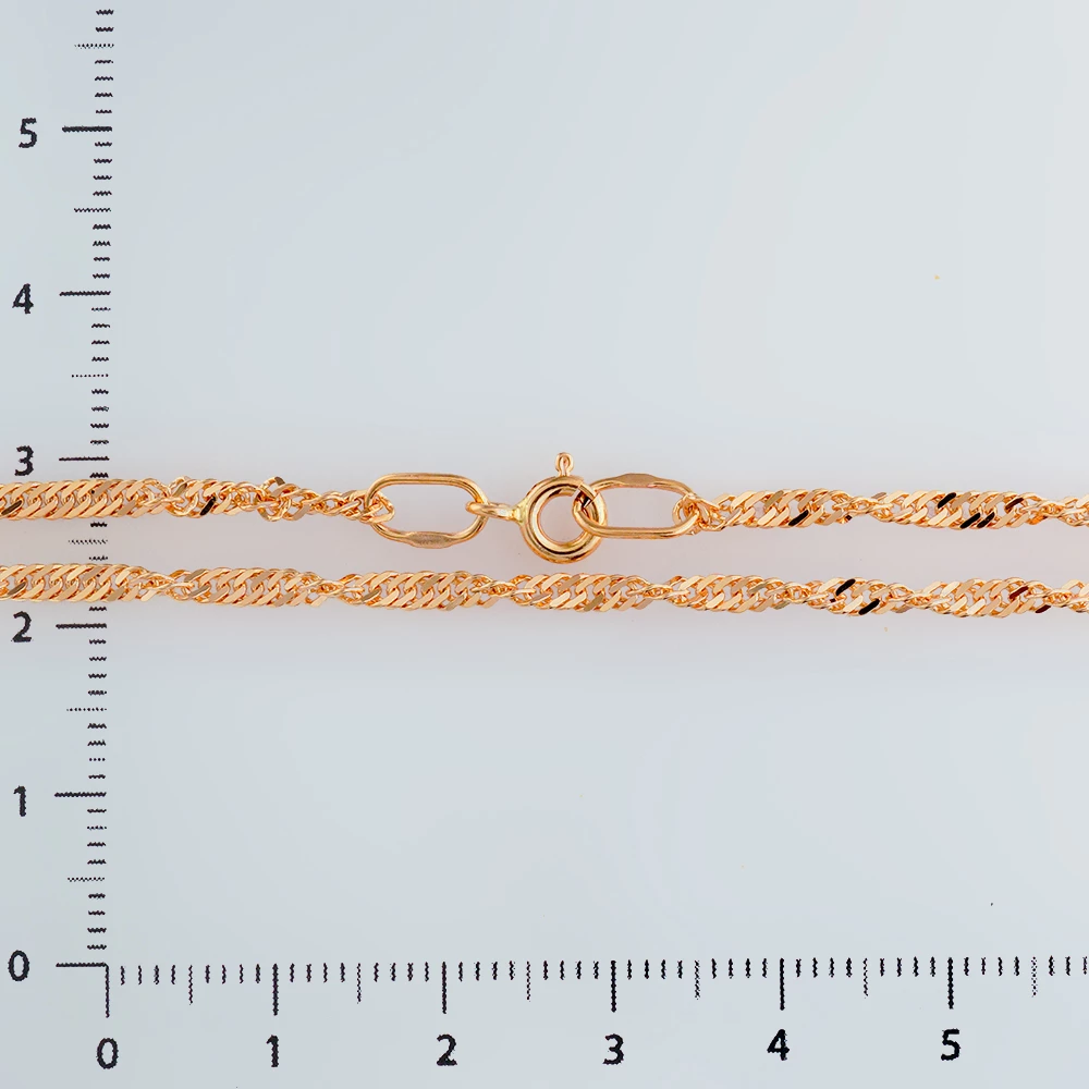 Цепь из красного золота 585 пробы