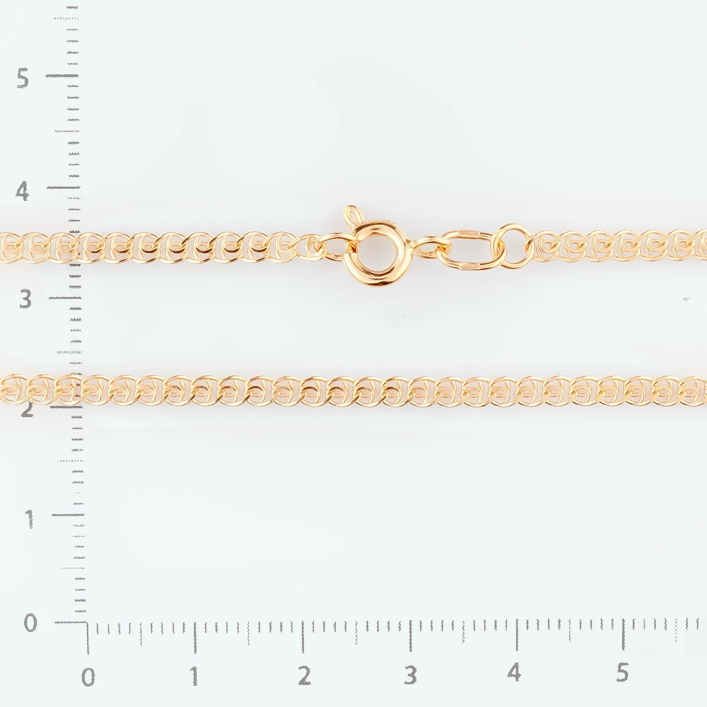 Цепь из красного золота 585 пробы