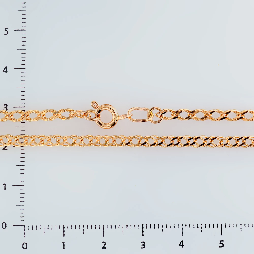 Цепь из красного золота 585 пробы