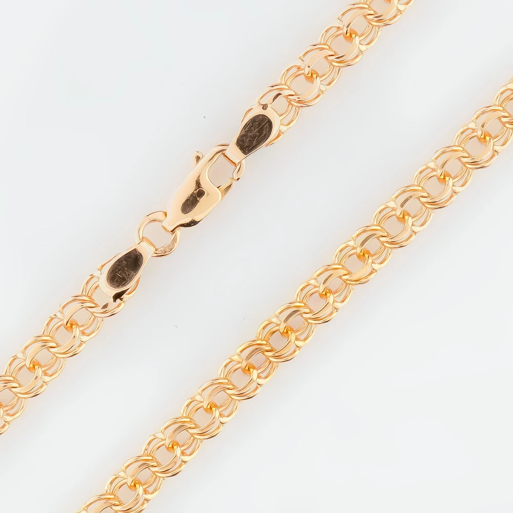 Цепь из красного золота 585 пробы