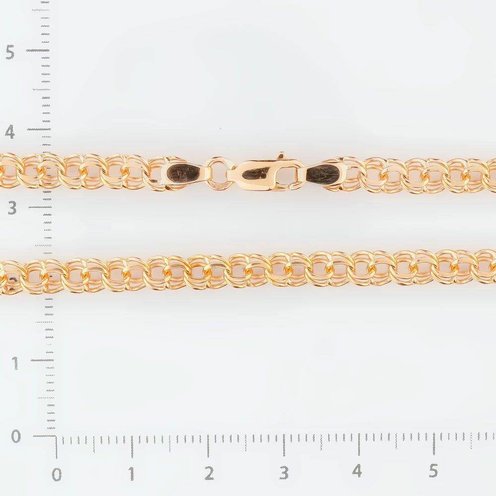 Цепь из красного золота 585 пробы