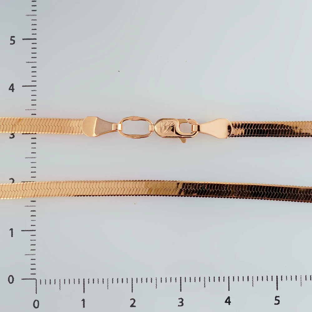 Цепь из красного золота 585 пробы