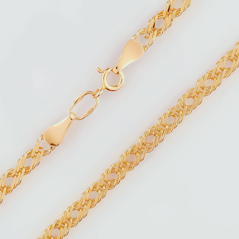 Цепь из красного золота 585 пробы