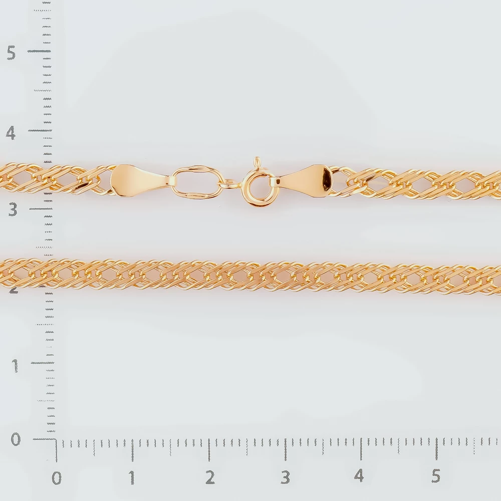 Цепь из красного золота 585 пробы