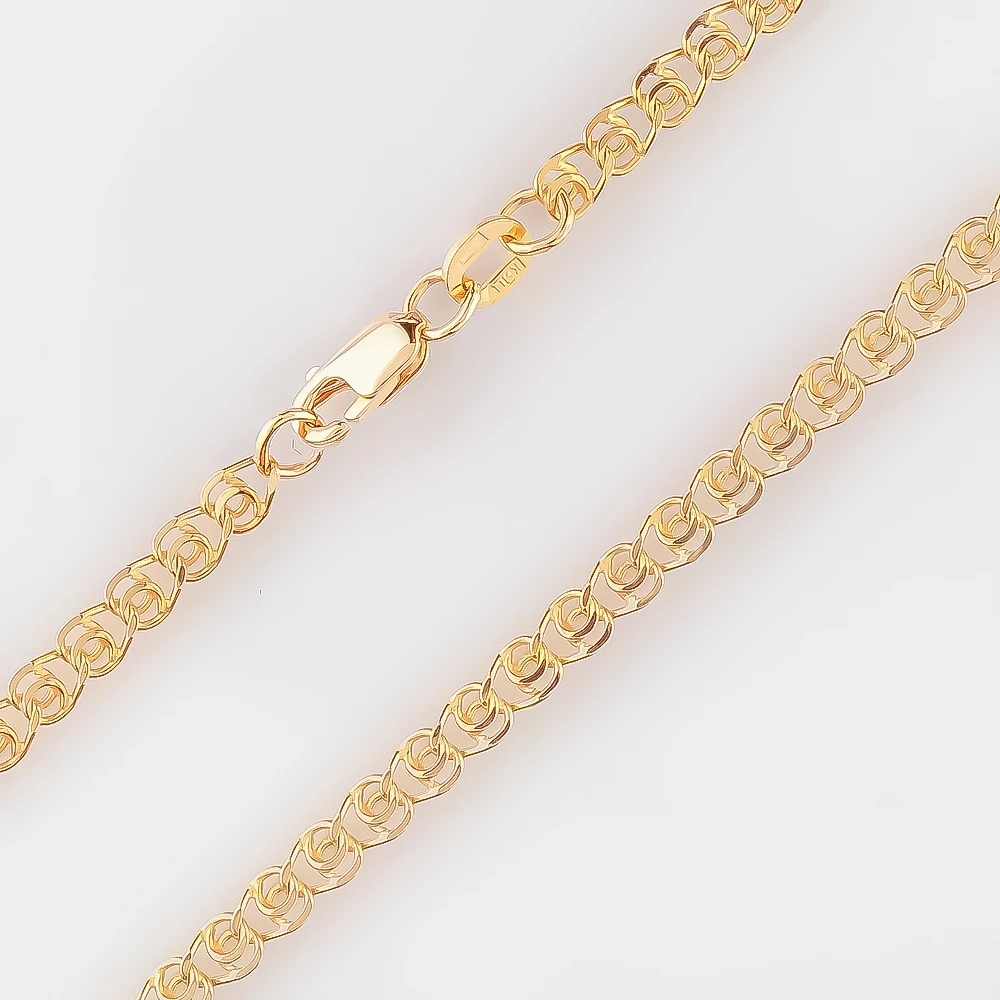 Цепь из красного золота 585 пробы