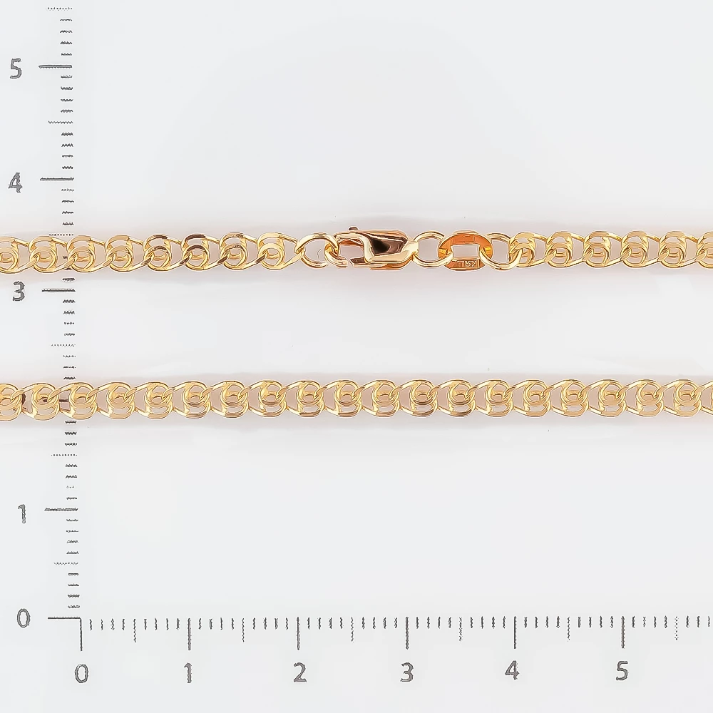 Цепь из красного золота 585 пробы