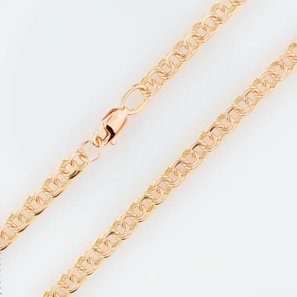 Цепь из красного золота 585 пробы