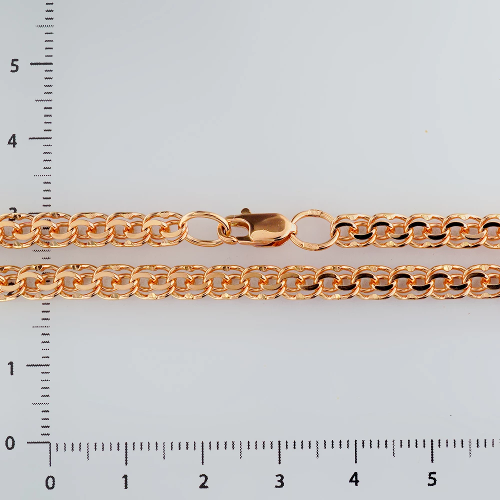 Цепь из красного золота 585 пробы