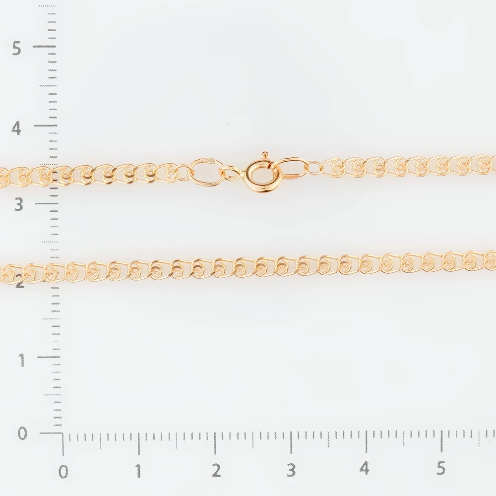 Цепь из красного золота 585 пробы