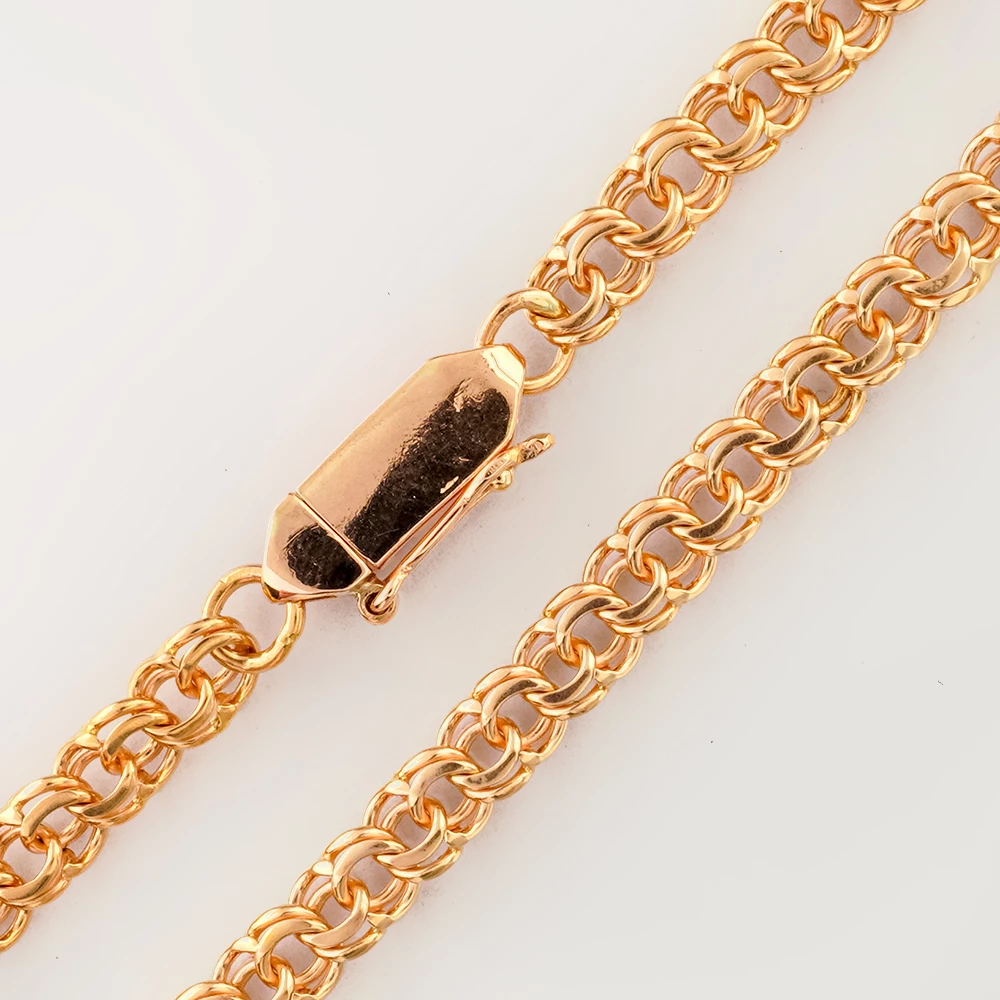 Цепь из красного золота 585 пробы