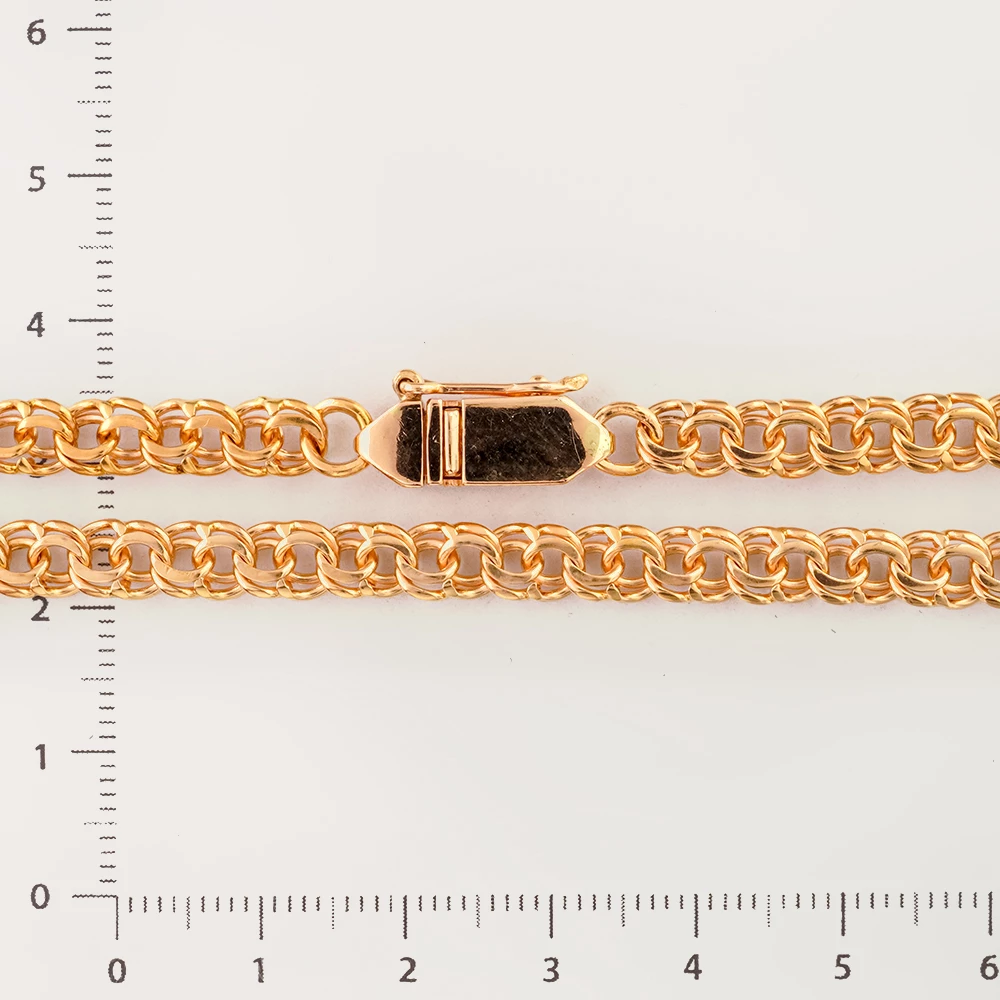 Цепь из красного золота 585 пробы