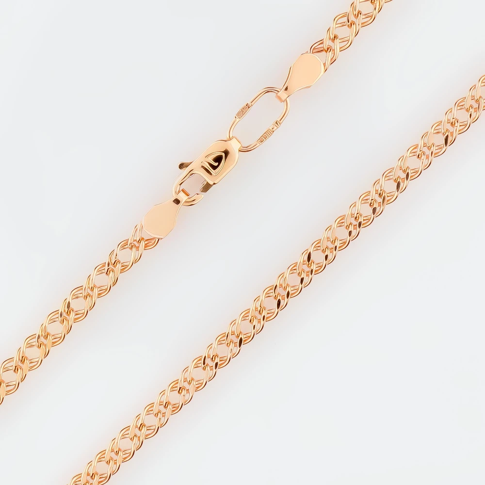 Цепь из красного золота 585 пробы