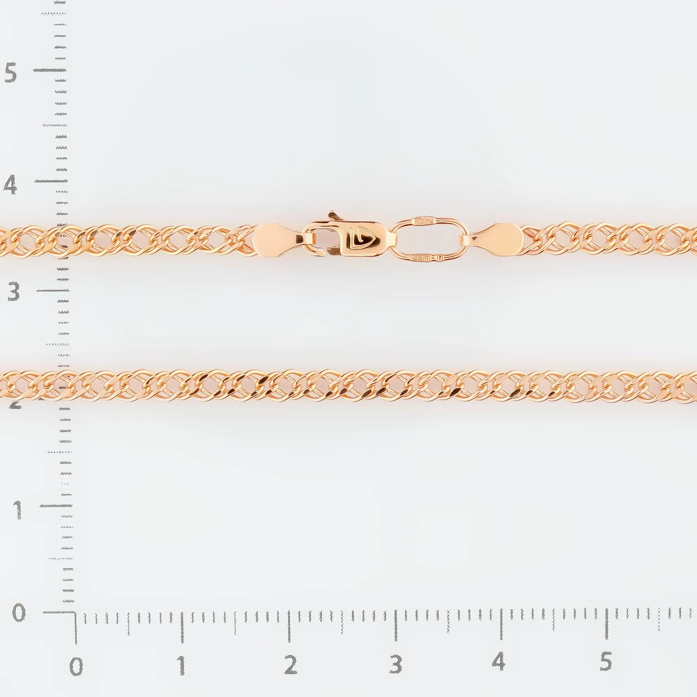 Цепь из красного золота 585 пробы