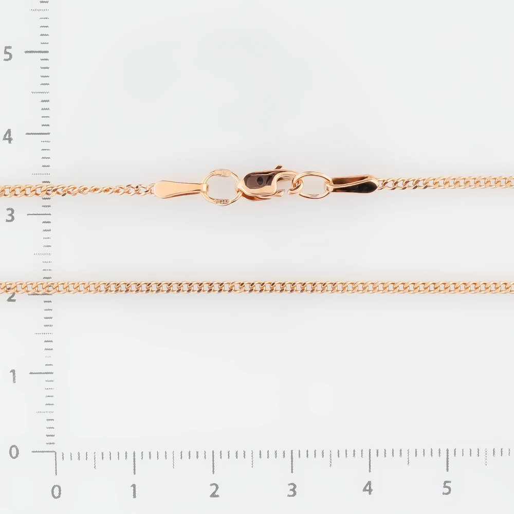 Цепь из красного золота 375 пробы