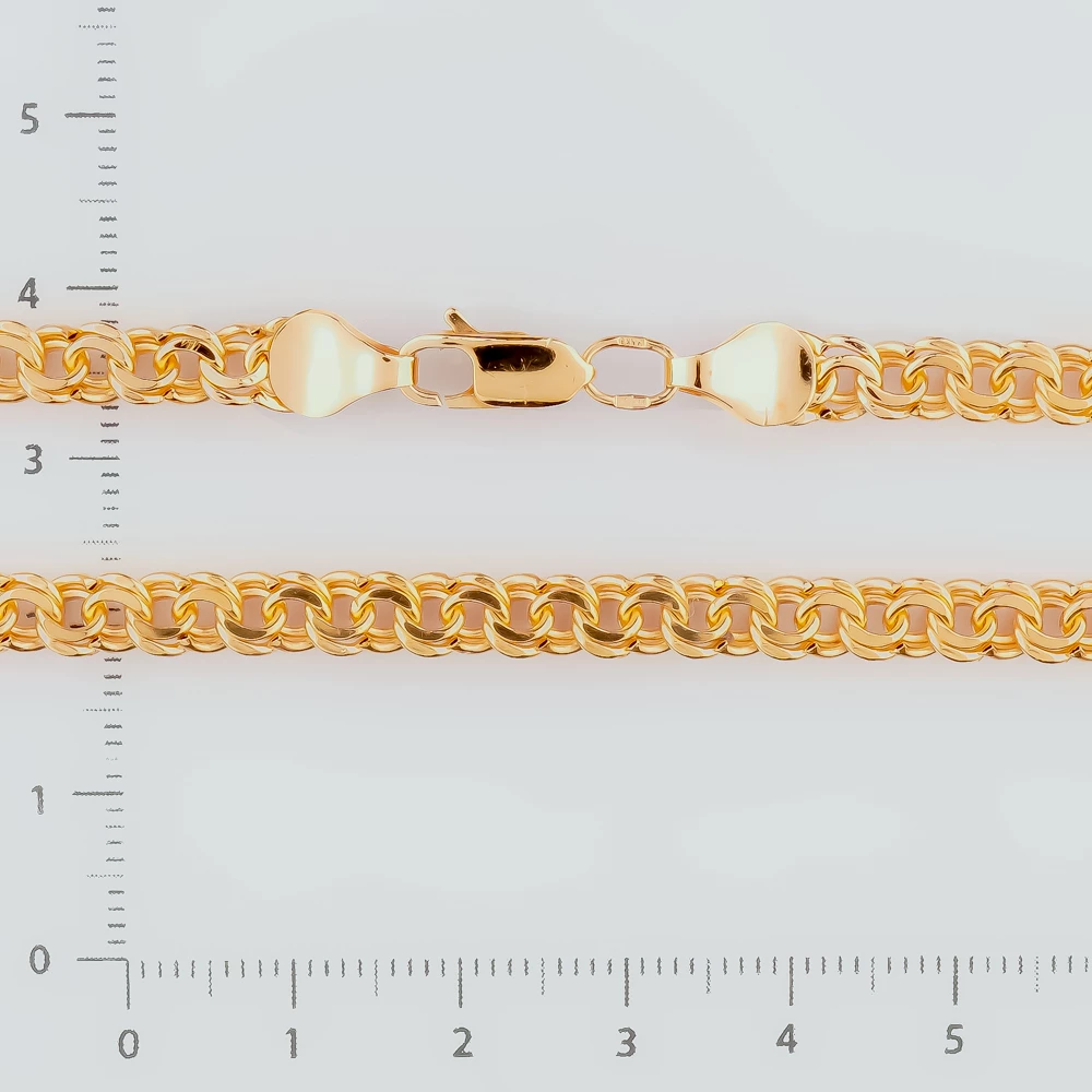 Цепь из красного золота 585 пробы