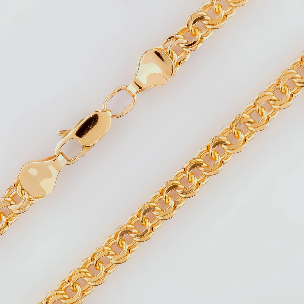 Цепь из красного золота 585 пробы