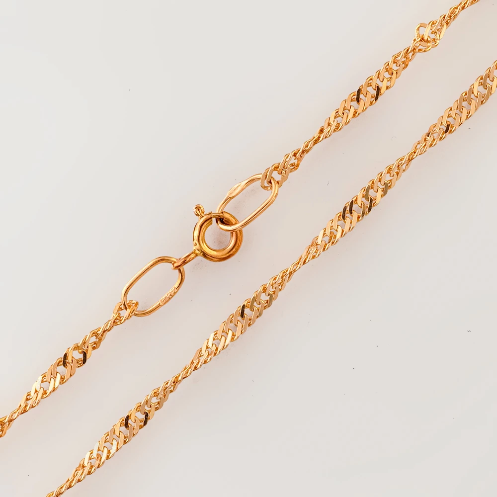 Цепь из красного золота 585 пробы