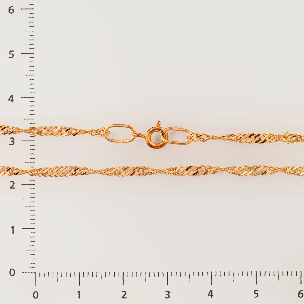 Цепь из красного золота 585 пробы