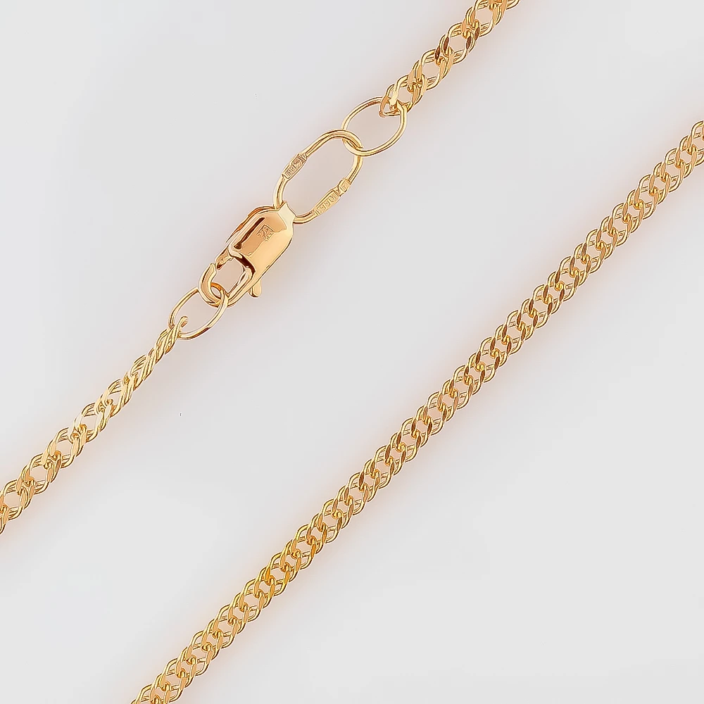 Цепь из красного золота 585 пробы