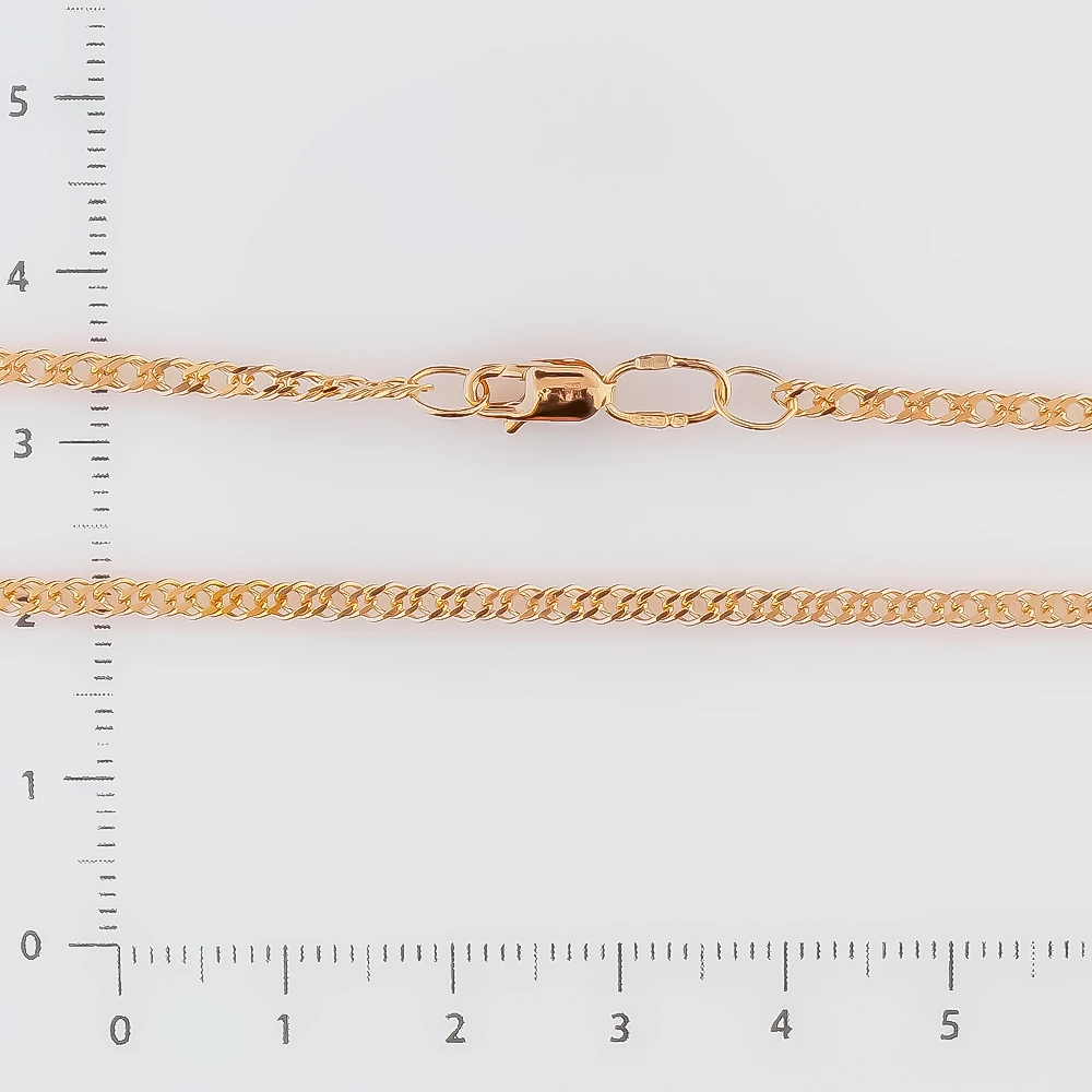 Цепь из красного золота 585 пробы