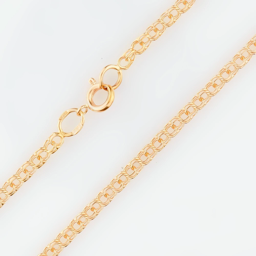 Цепь из красного золота 585 пробы