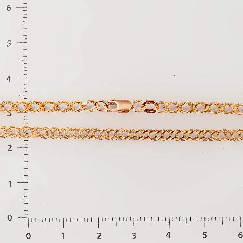 Цепь из красного золота 585 пробы