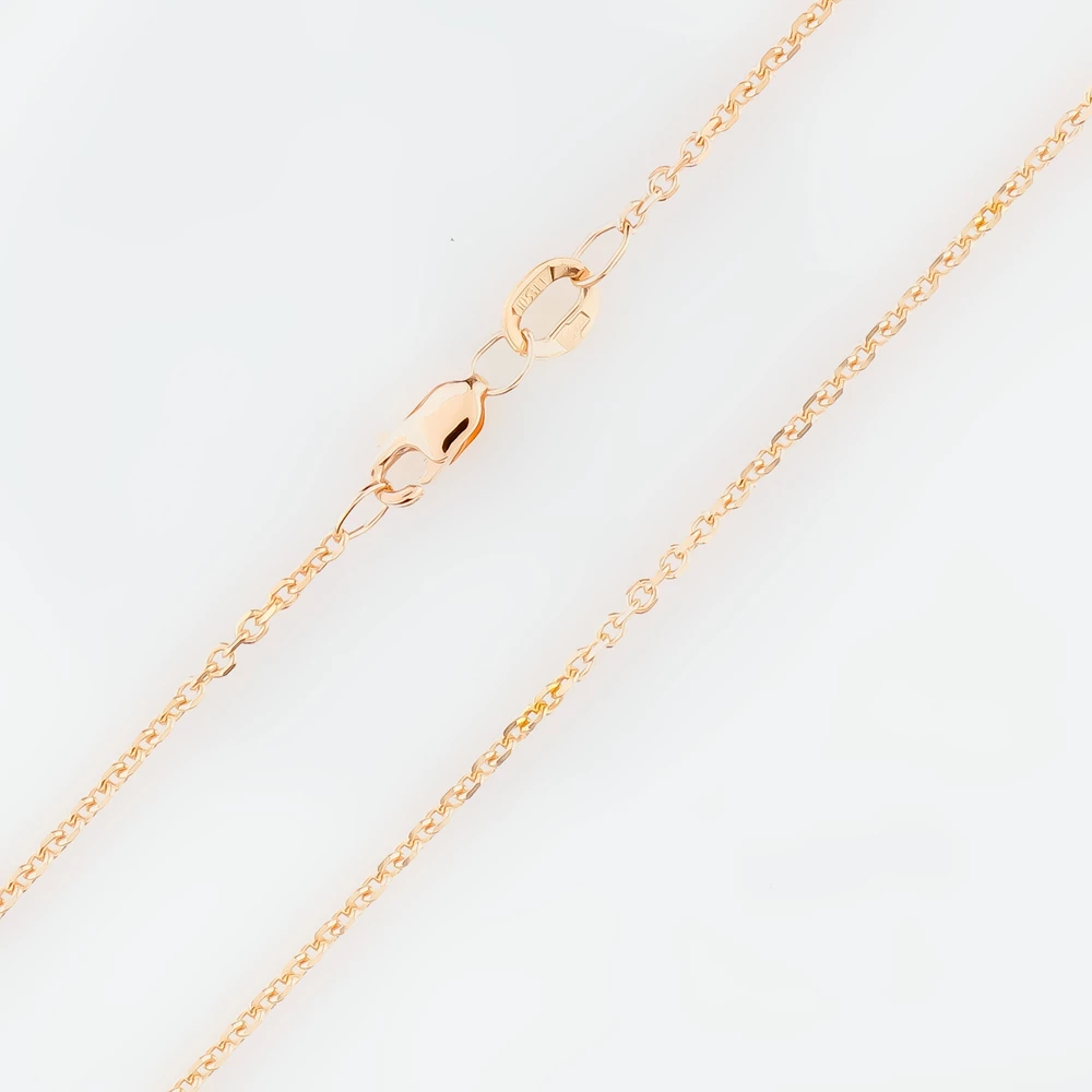 Цепь из красного золота 585 пробы