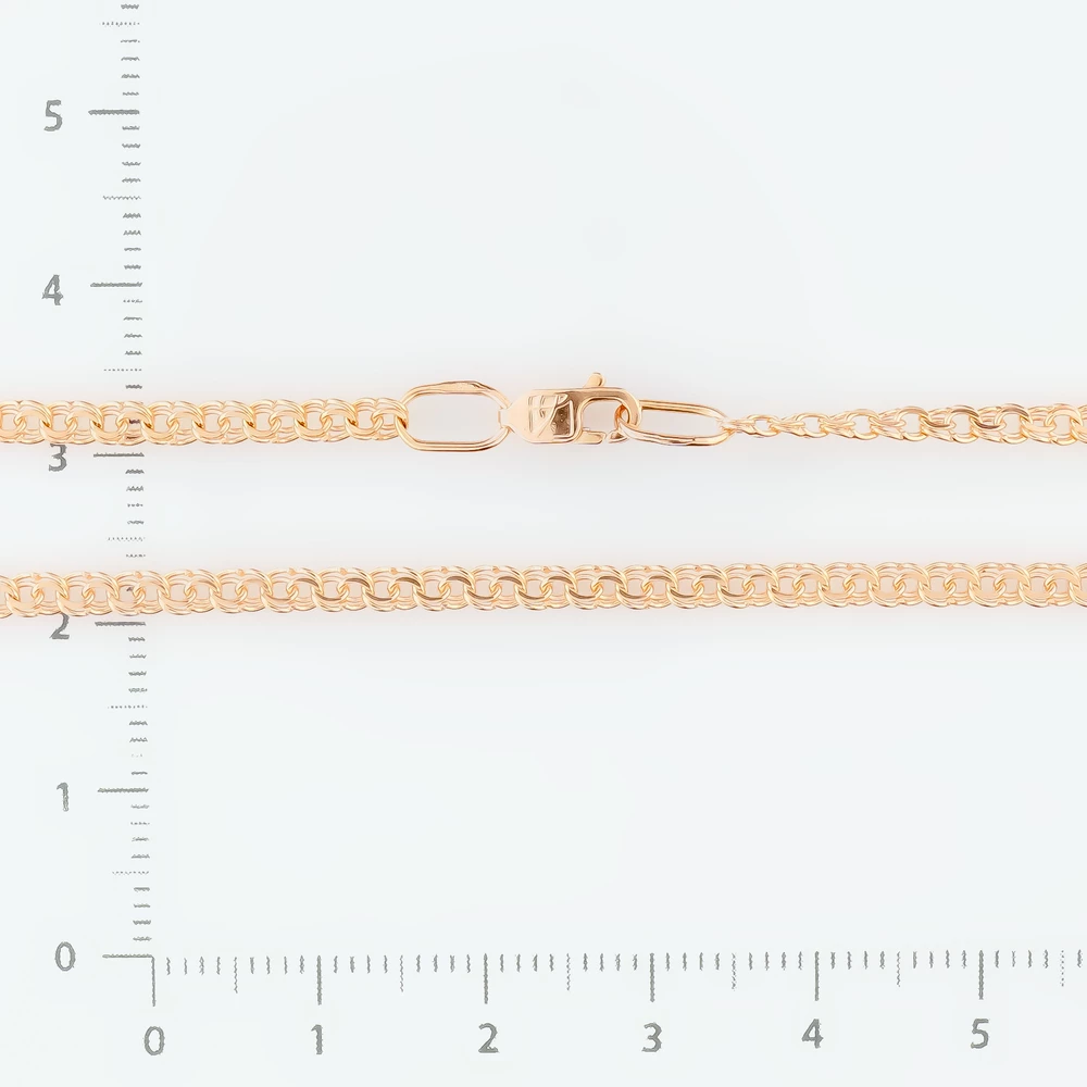 Цепь из красного золота 585 пробы