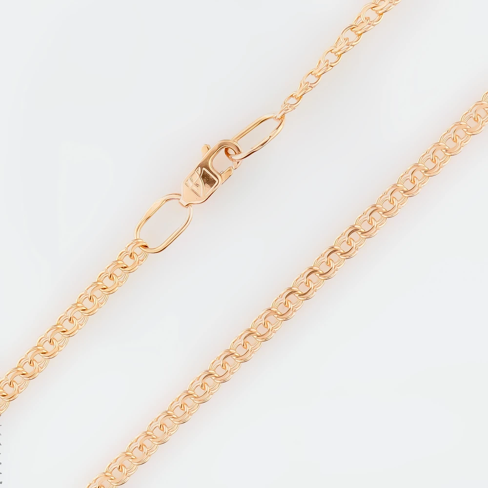 Цепь из красного золота 585 пробы