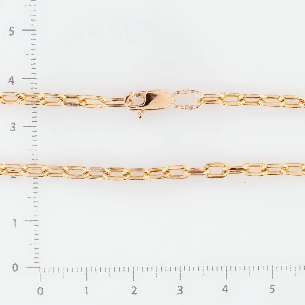 Цепь из красного золота 375 пробы