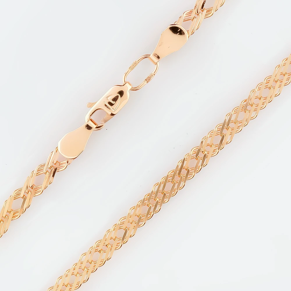 Цепь из красного золота 585 пробы