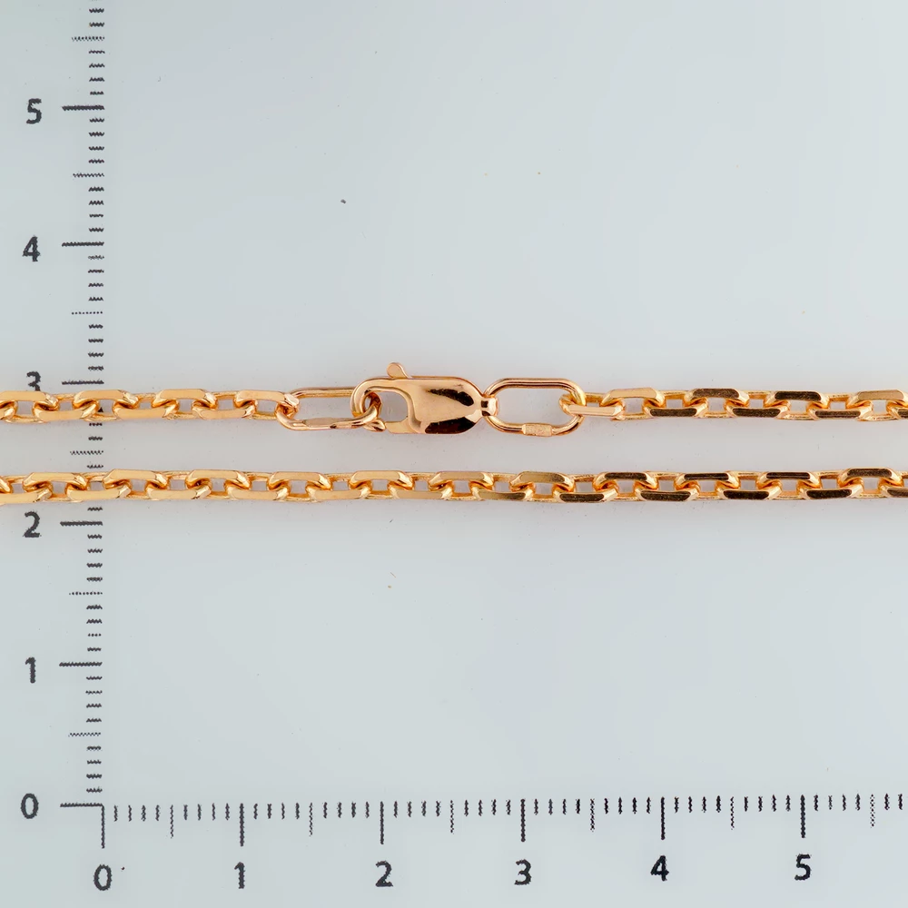 Цепь из красного золота 585 пробы