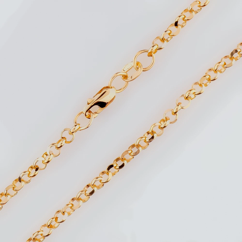 Цепь из красного золота 585 пробы