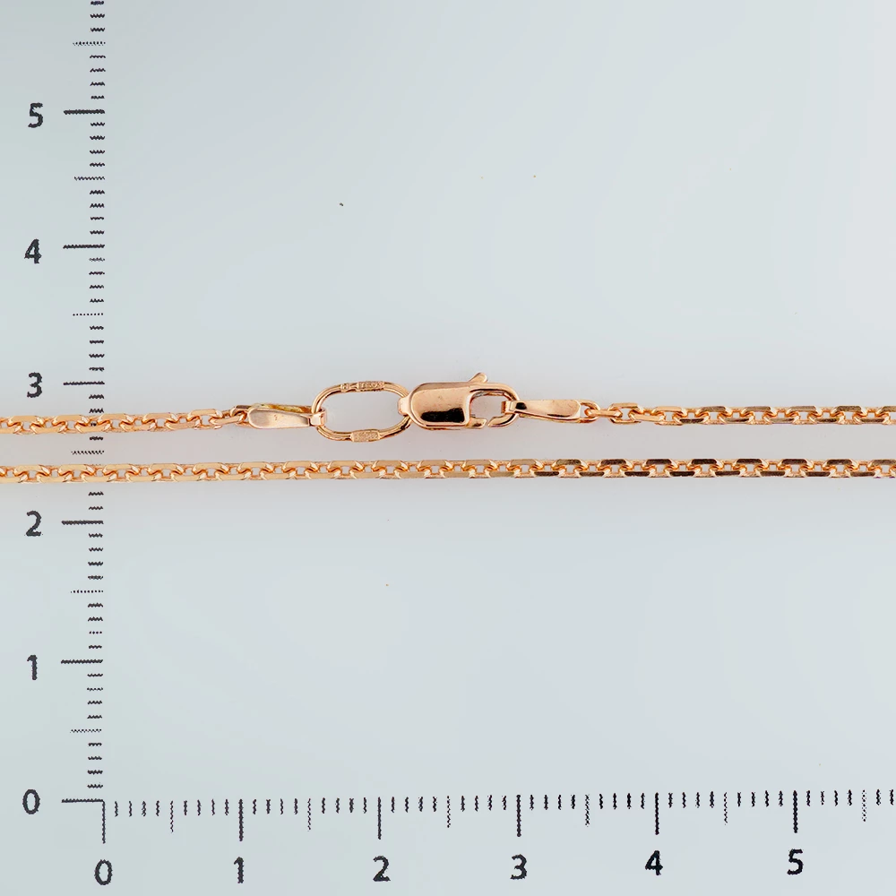 Цепь из красного золота 585 пробы