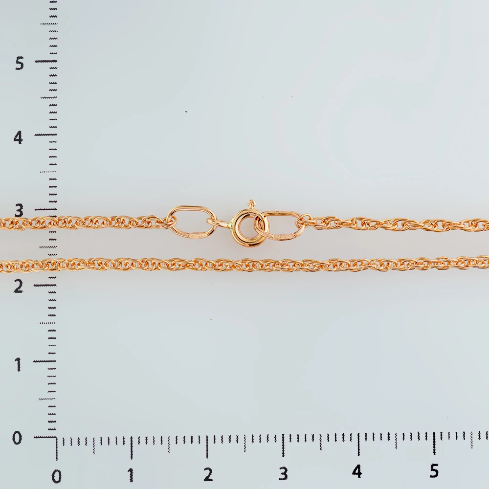 Цепь из красного золота 585 пробы