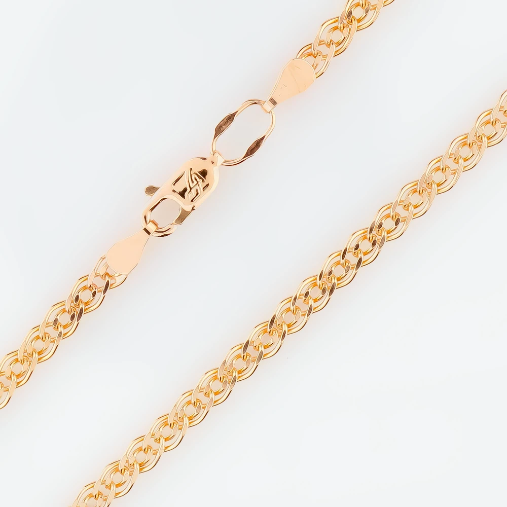 Цепь из красного золота 585 пробы