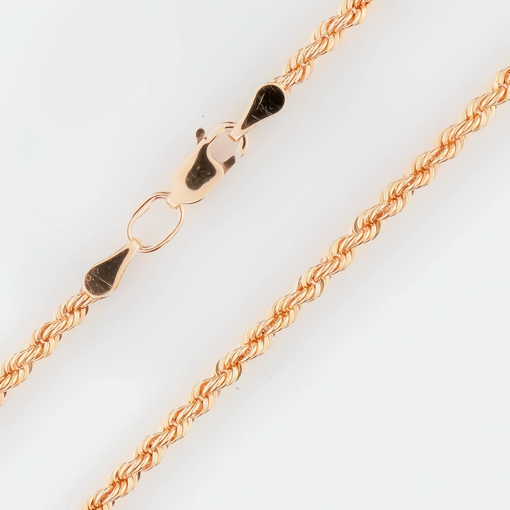 Цепь из красного золота 585 пробы