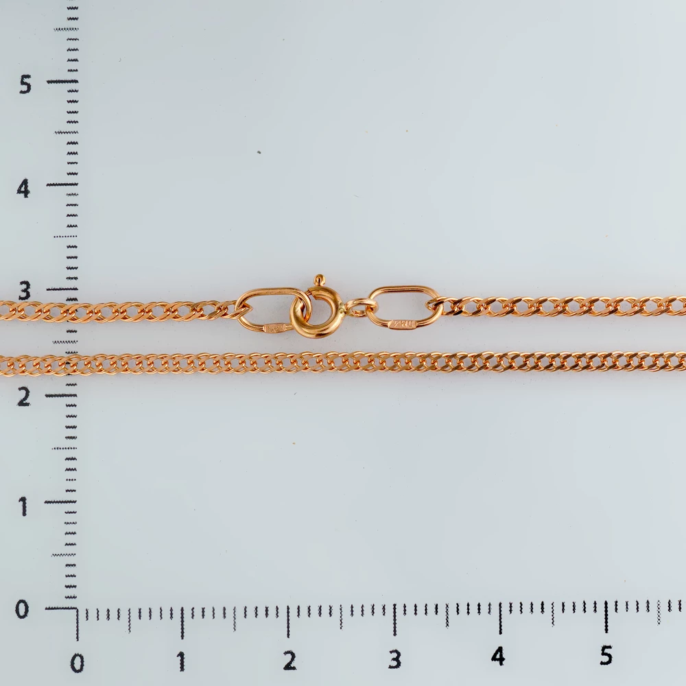 Цепь из красного золота 585 пробы