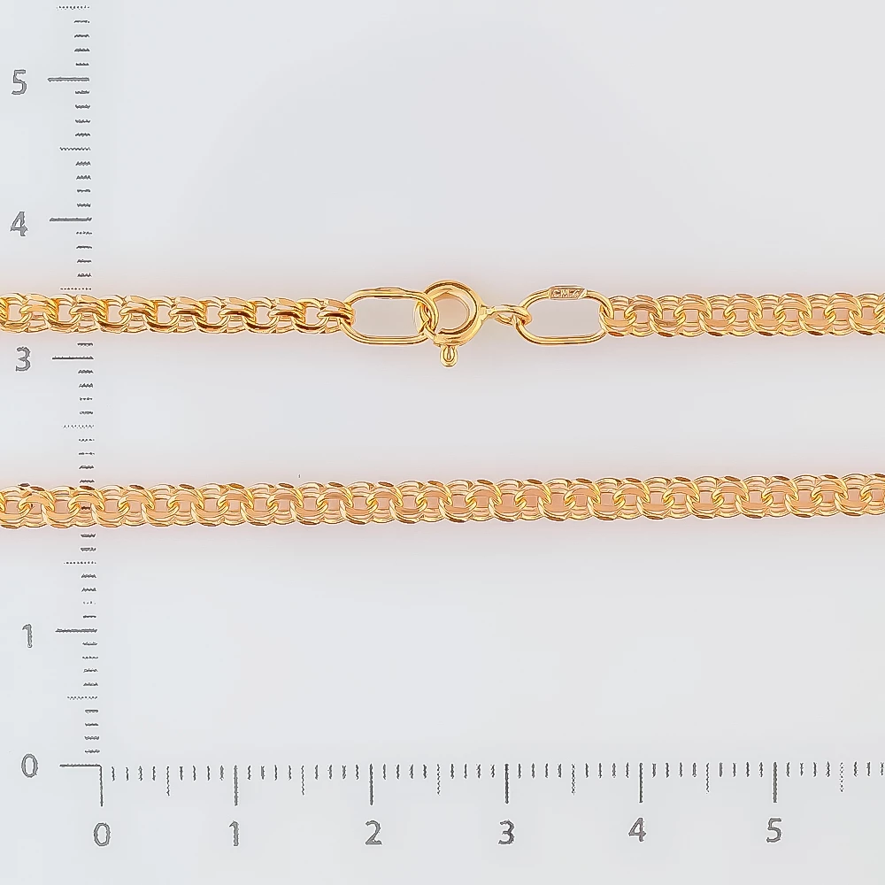 Цепь из красного золота 585 пробы