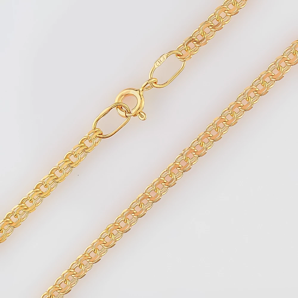 Цепь из красного золота 585 пробы